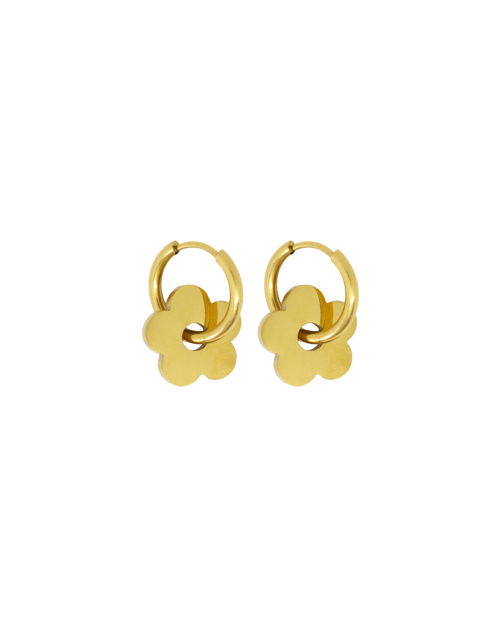 Oorbellen Flower Gold