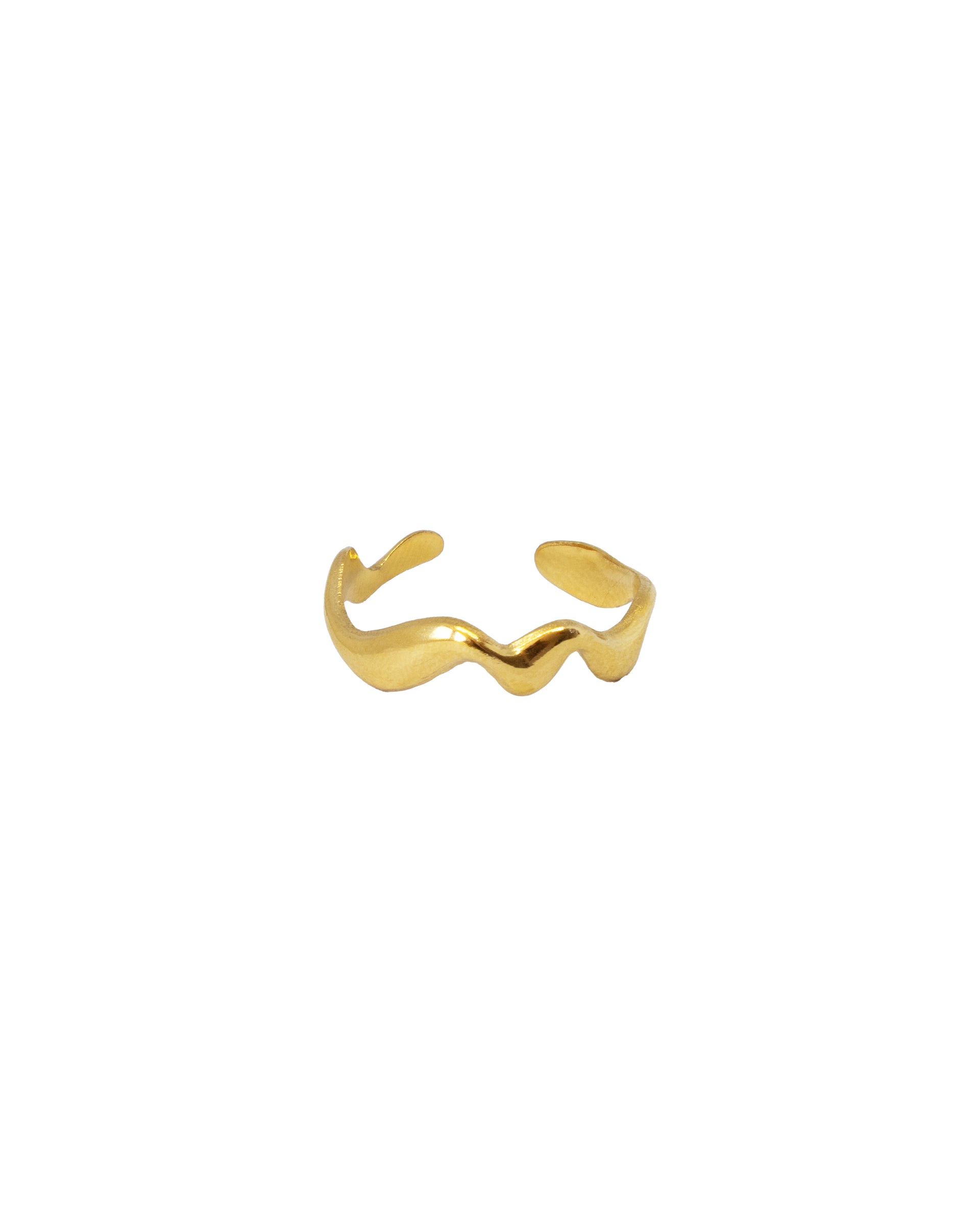 Ring Golden Wave