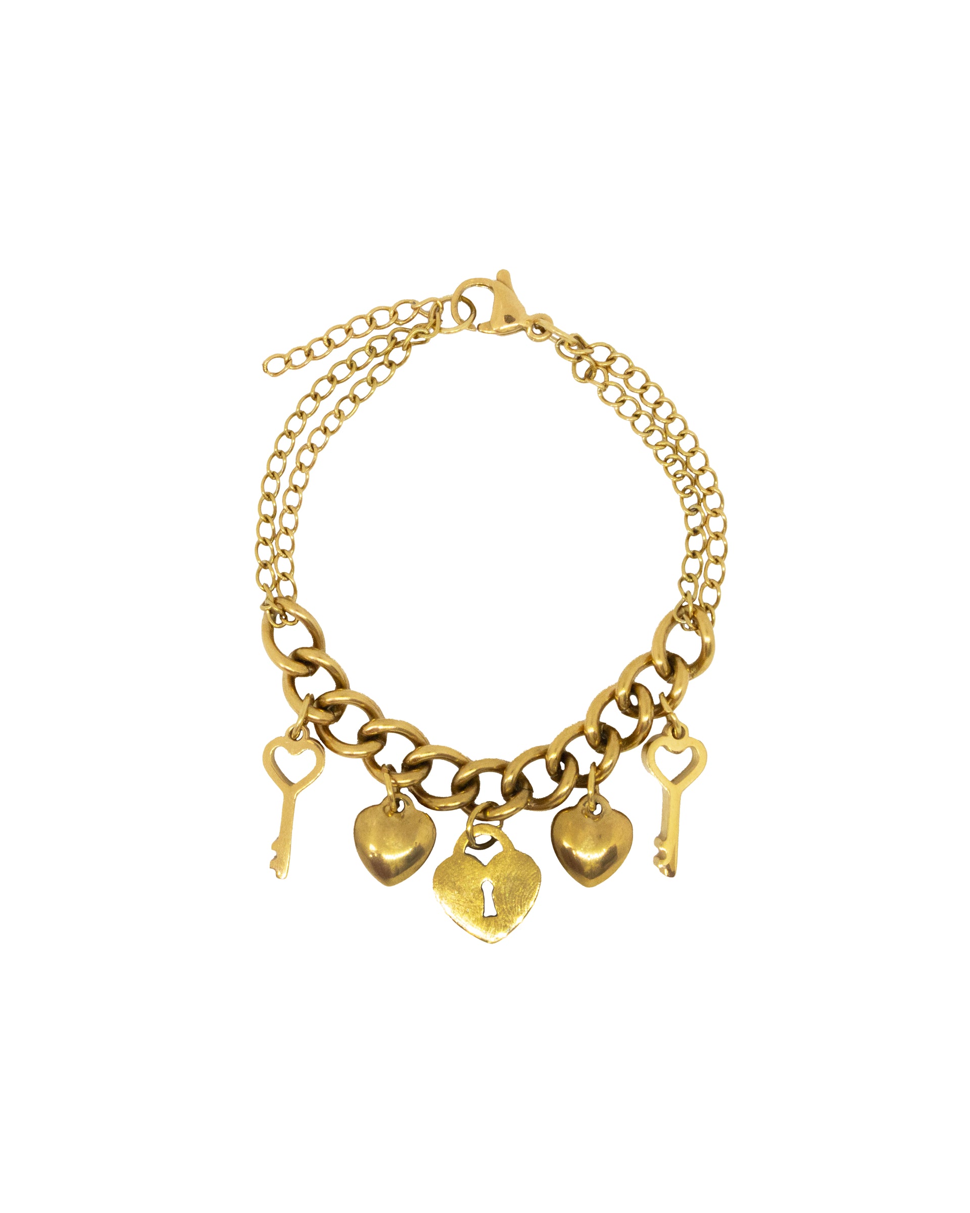 Armband Charms Vintage Gold
