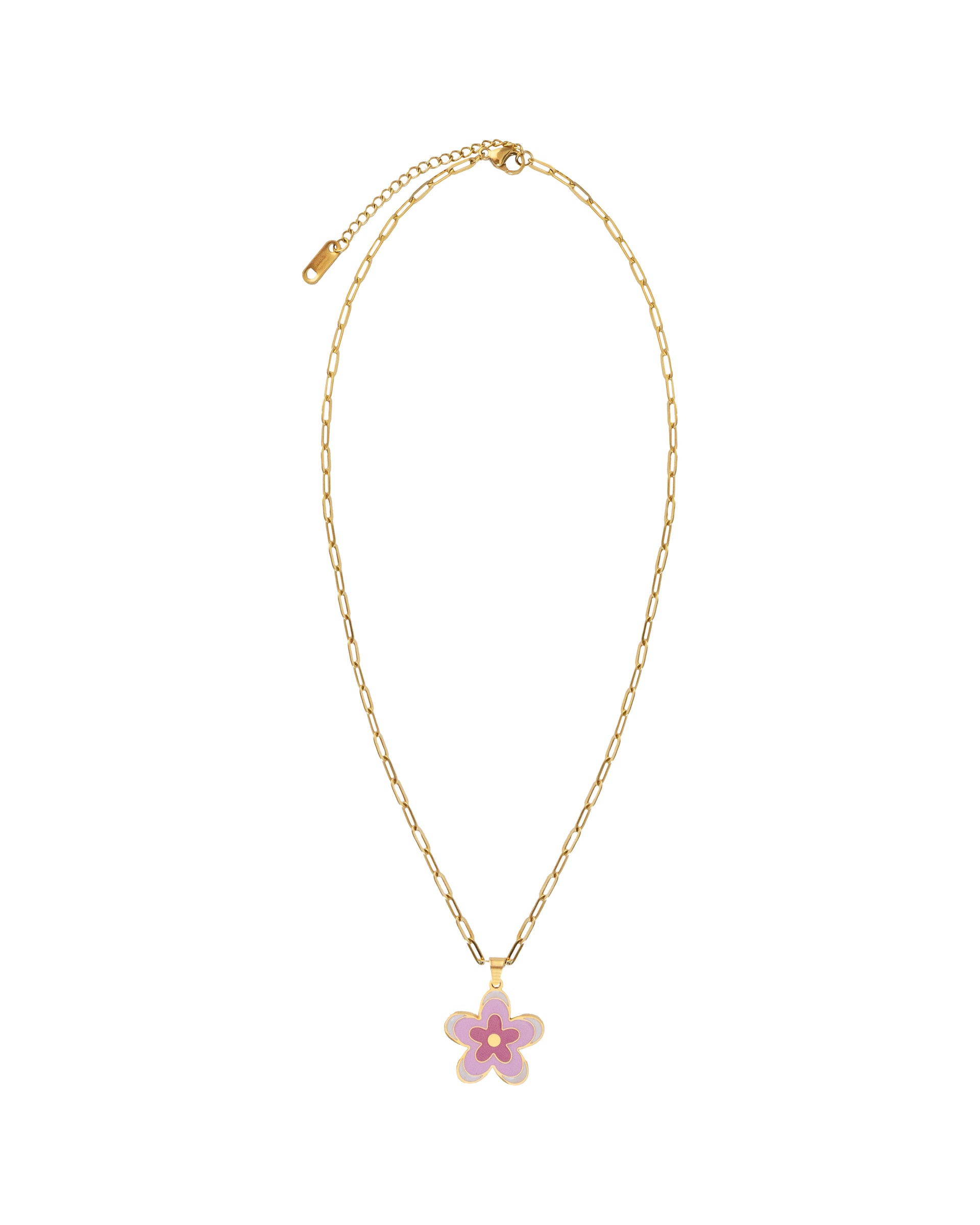 Ketting Flower Pink