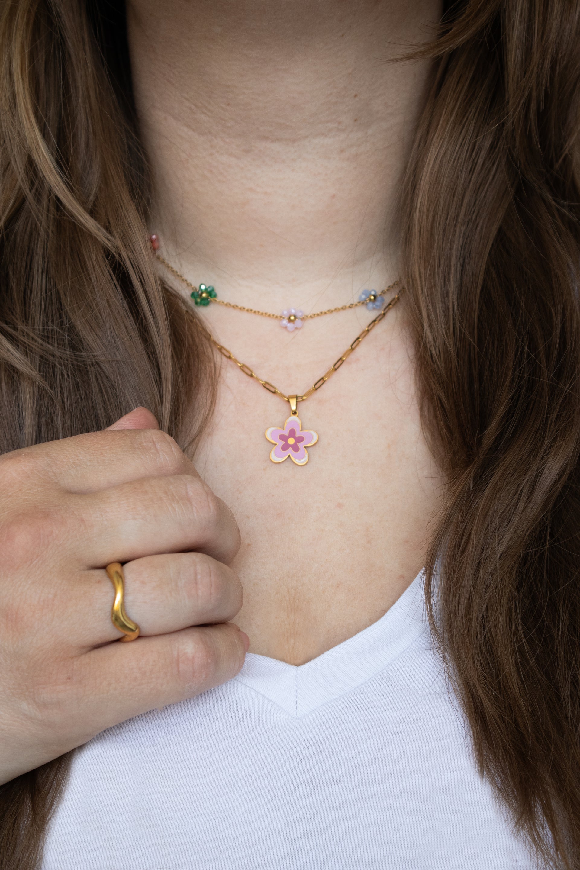 Ketting Heaven Flowers Multicolor