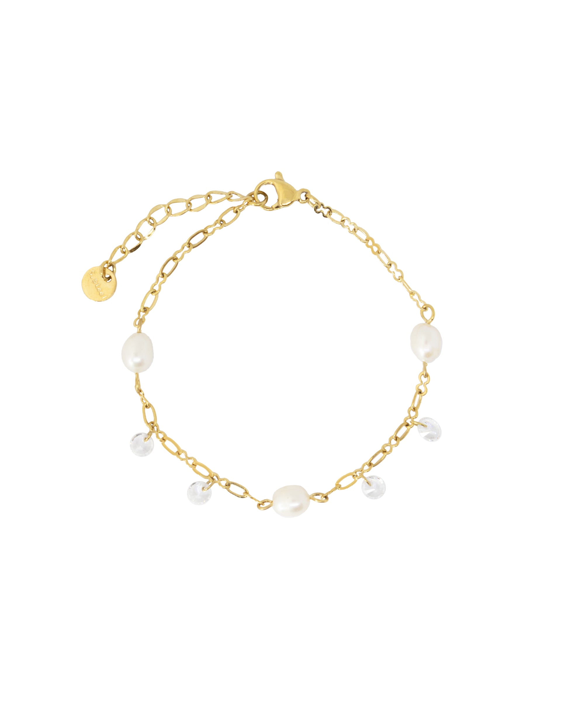 Armband Jazzy met imitatieparels
