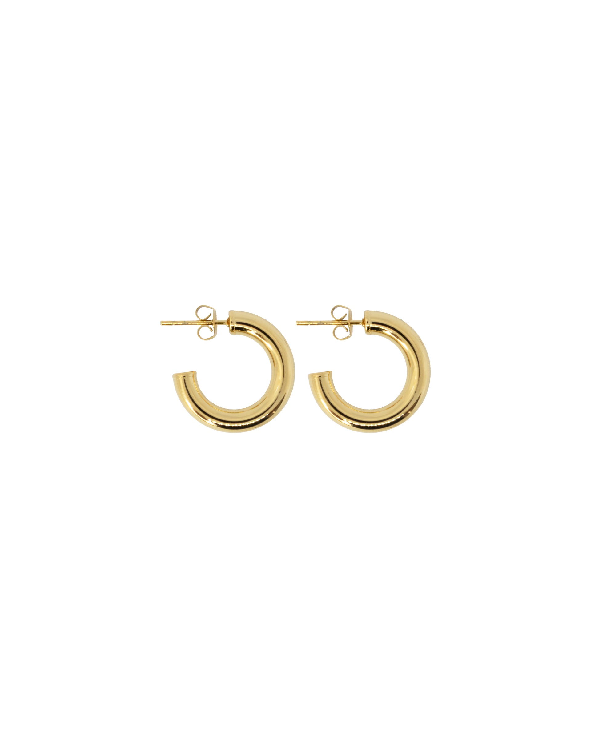Oorbellen Simplicity Round Gold