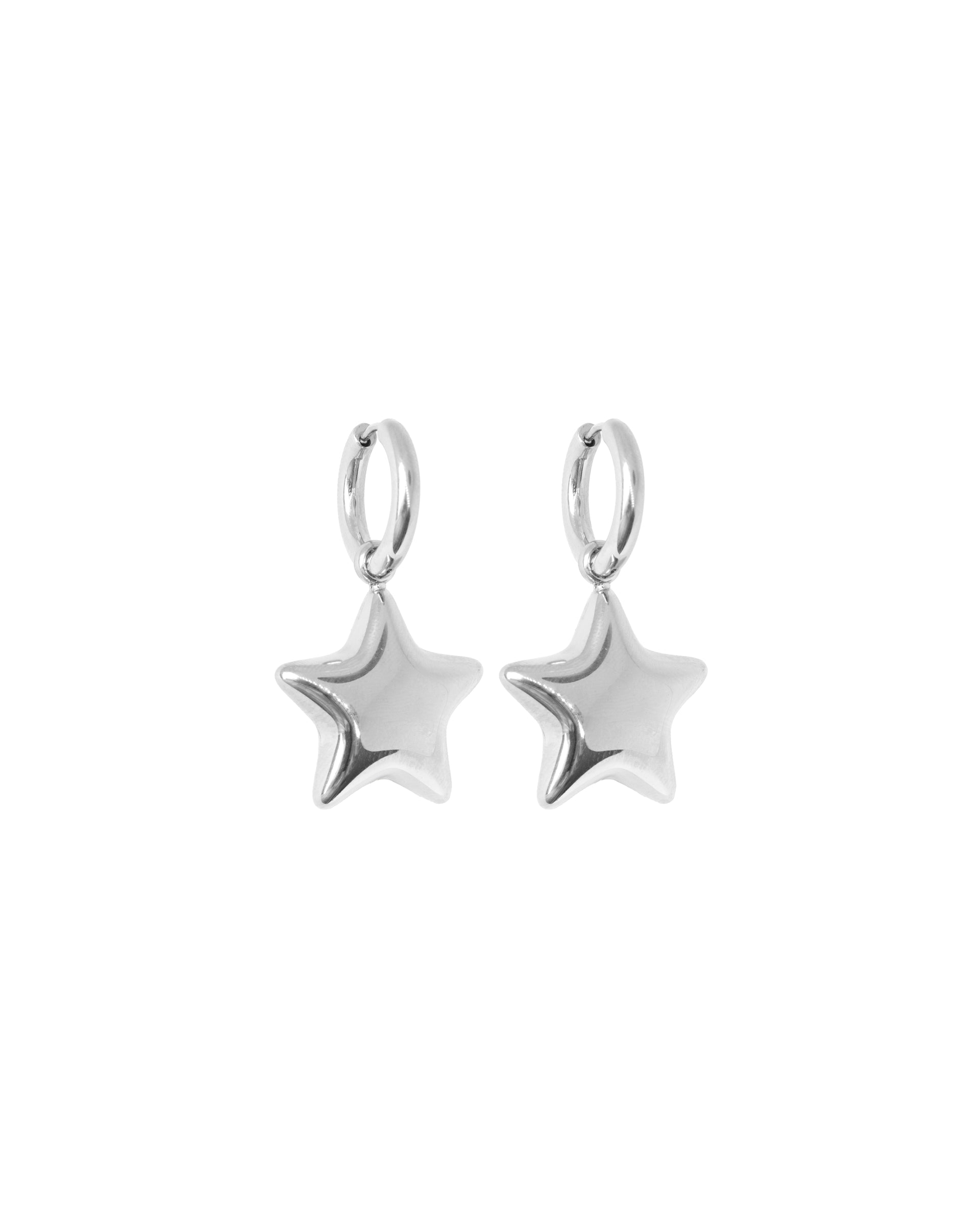 Oorbellen Big Star Silver