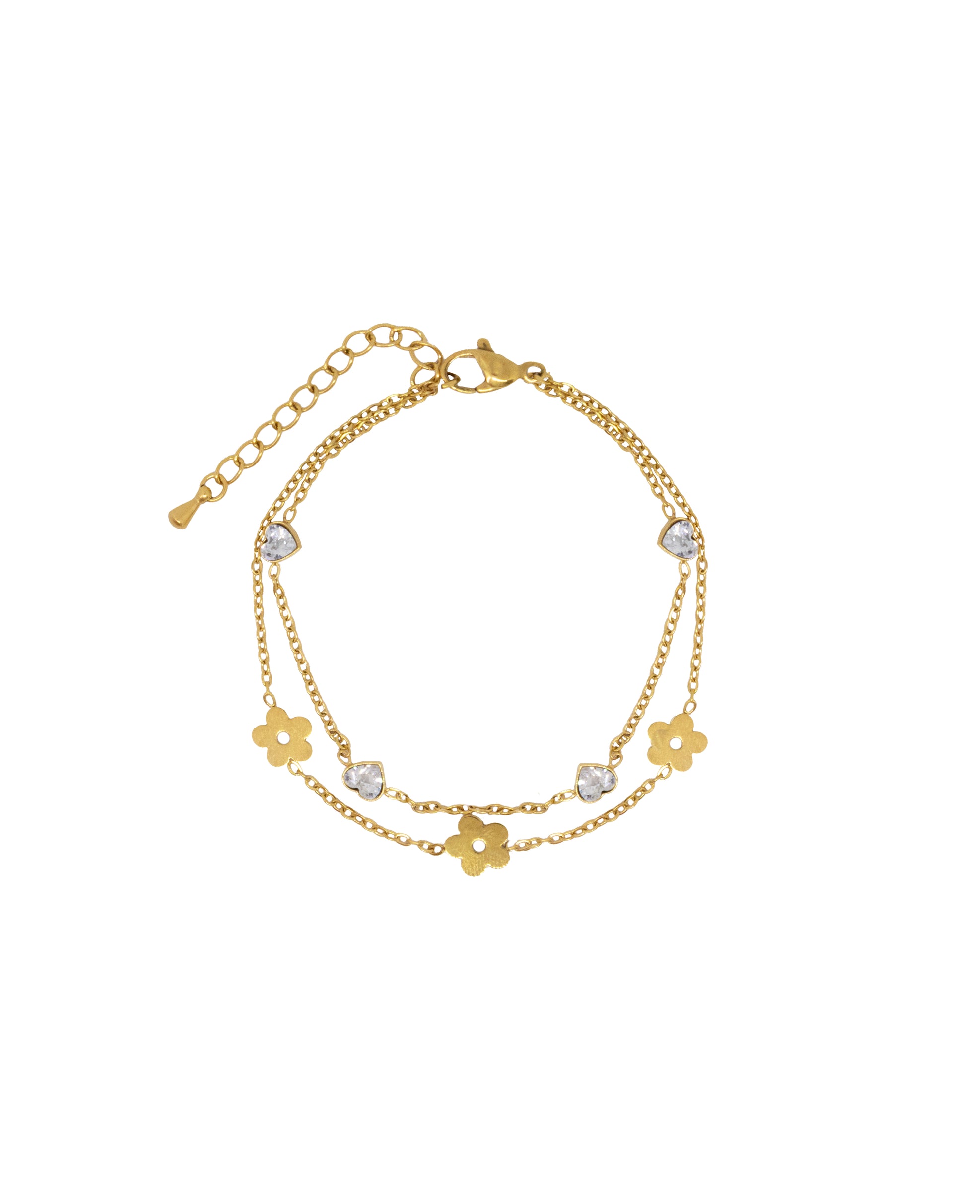Armband Flower Gold